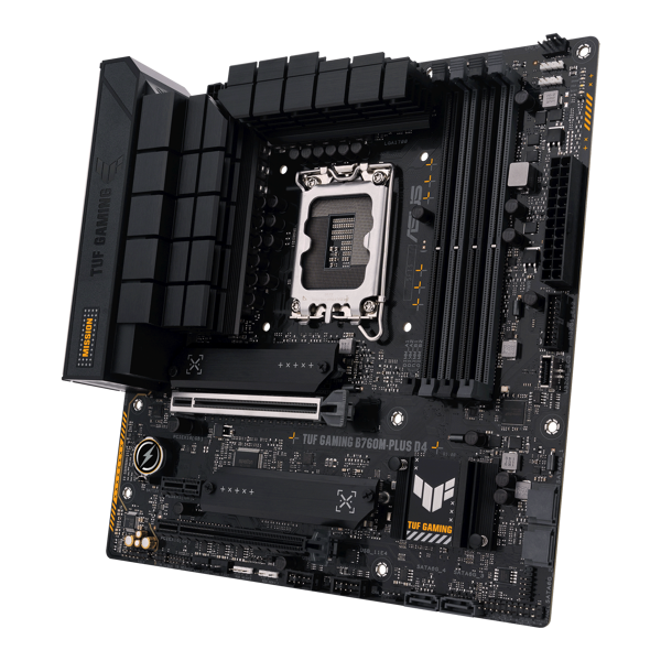 დედა დაფა Asus TUF 90MB1DI0-M0EAY0 B760M-PLUS D4, LGA 1700, DDR4, DIMM, 128GB