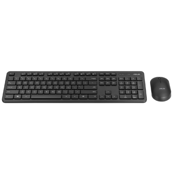 კლავიატურა+მაუსი Asus 90XB0700-BKM050, Wireless, Keyboard And Mouse, Black