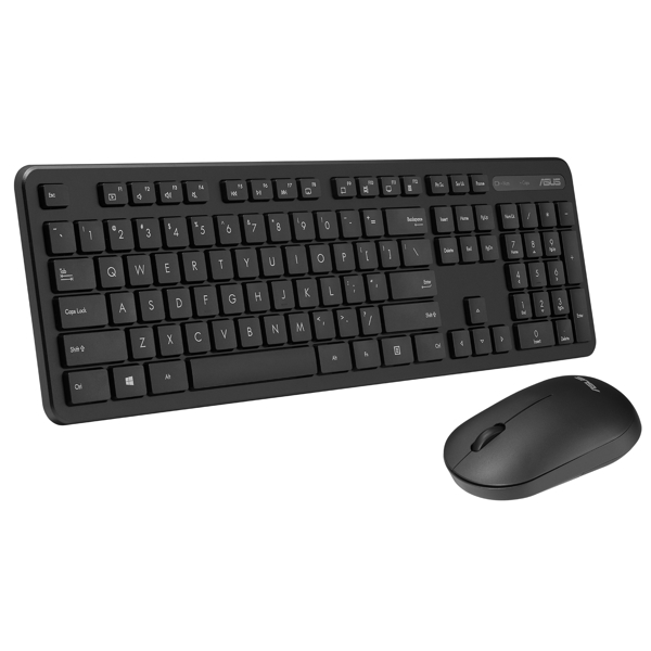 კლავიატურა+მაუსი Asus 90XB0700-BKM050, Wireless, Keyboard And Mouse, Black