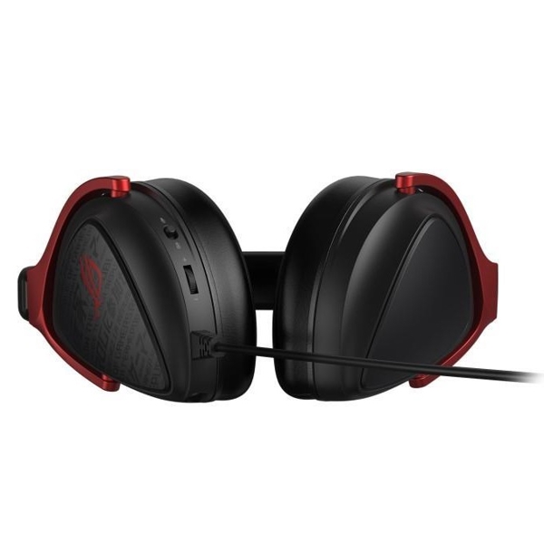 ყურსასმენი Asus 90YH03JC-B1UA00 ROG Delta S Core, Gaming Headset, Wired, 3.5mm Jack, Black/Red