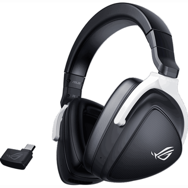 Asus 90YH03IW-B3UA00 ROG Delta S, Gaming Headset, Wireless, Bluetooth, 2.4GHz, Black