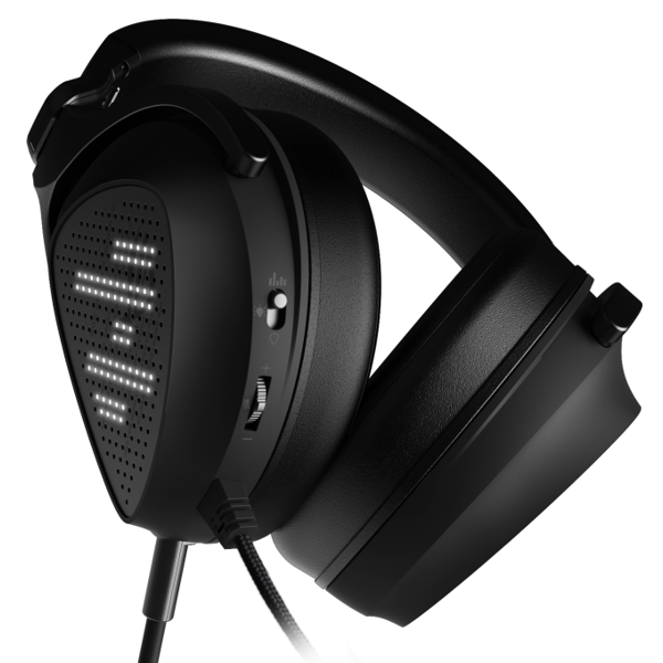 ყურსასმენი Asus 90YH037M-B2UA00 ROG Delta S Animate, Gaming Headset, Wired, Type-C, Type-A, Black