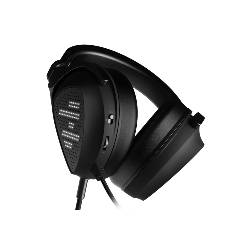 ყურსასმენი Asus 90YH037M-B2UA00 ROG Delta S Animate, Gaming Headset, Wired, Type-C, Type-A, Black