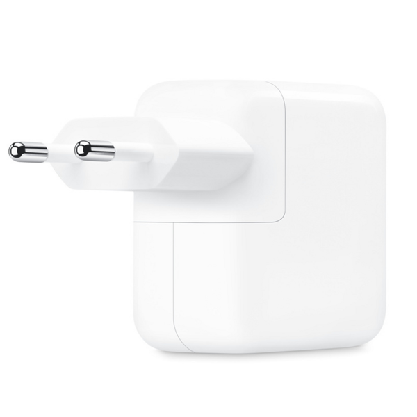 დამტენი Apple MNWP3ZM/A, 35W, Type-C, White