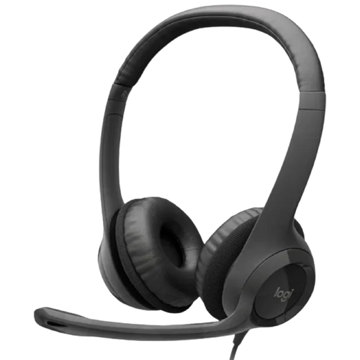 ყურსასმენი Logitech H390 L981-000406 Gaming Headset, Wired, USB, Black