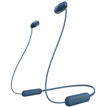 ყურსასმენი Sony WIC100L.E, In-Ear Headphones, Wireless, Bluetooth, IPX4, Blue