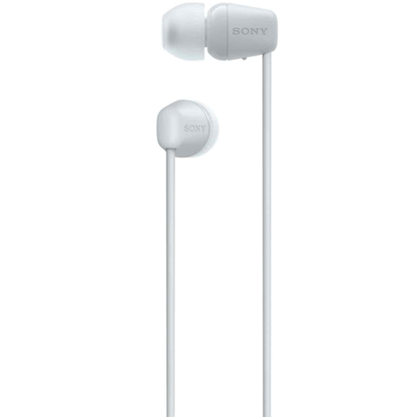 ყურსასმენი Sony WIC100W.E, In-Ear Headphones, Wireless, Bluetooth, IPX4, White