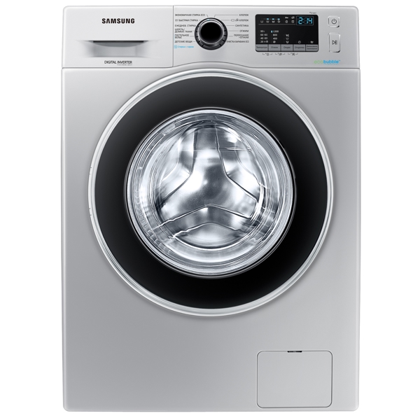 სარეცხი მანქანა Samsung WW60J42E0HS/LD, 6Kg, A, 1200Rpm, 73Db, Washing Machine, Silver