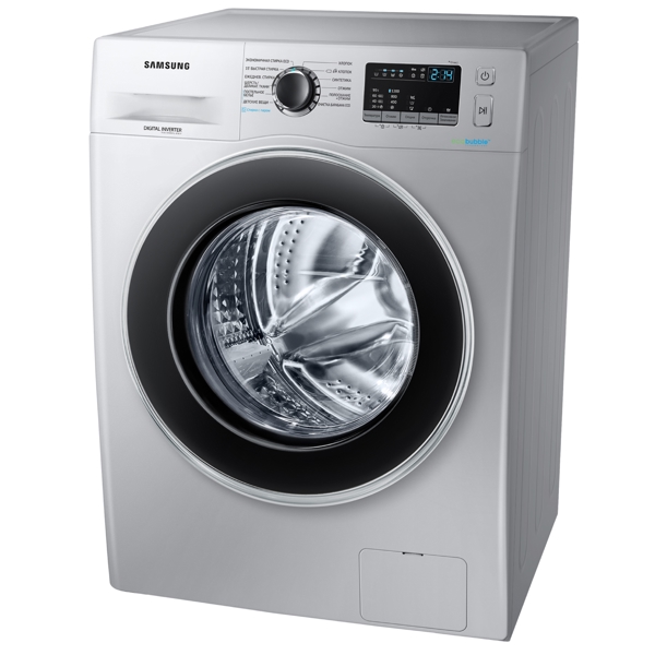 Samsung WW60J42E0HS/LD, 6Kg, A, 1200Rpm, 73Db, Washing Machine, Silver