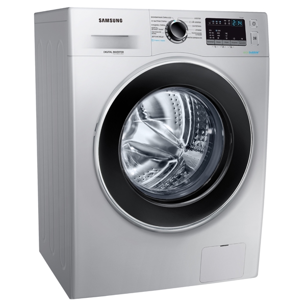 სარეცხი მანქანა Samsung WW60J42E0HS/LD, 6Kg, A, 1200Rpm, 73Db, Washing Machine, Silver