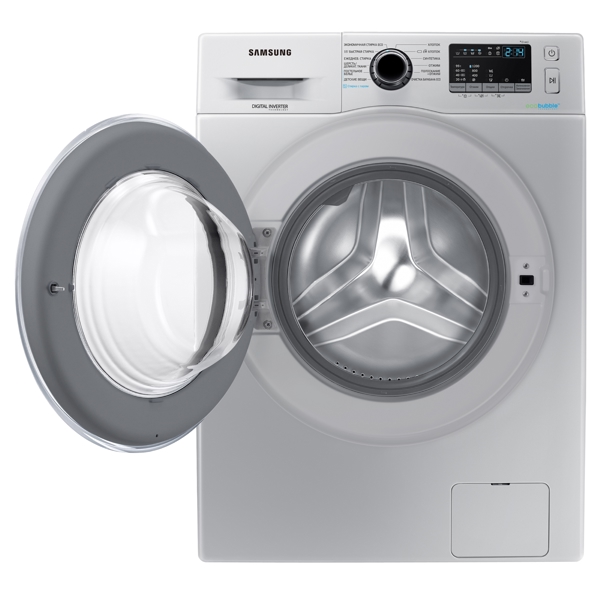 სარეცხი მანქანა Samsung WW60J42E0HS/LD, 6Kg, A, 1200Rpm, 73Db, Washing Machine, Silver