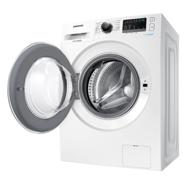 სარეცხი მანქანა Samsung WW60J42E0HW/LD, 6Kg, A, 1200Rpm, 73Db, Washing Machine, White