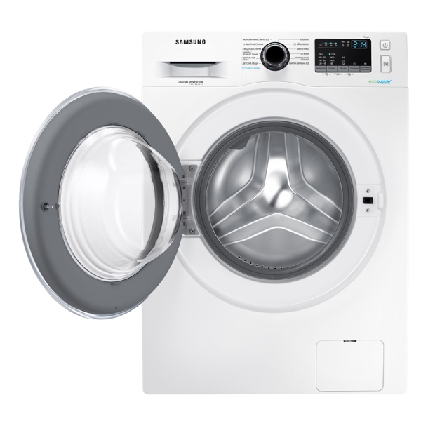 სარეცხი მანქანა Samsung WW60J42E0HW/LD, 6Kg, A, 1200Rpm, 73Db, Washing Machine, White