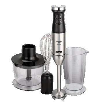 ხელის ბლენდერი Vox MS6008, 800W, 700ML, Blender, Black/Silver