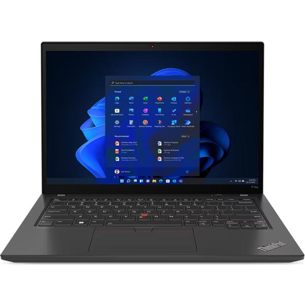 ნოუთბუქი Lenovo 21AK0080RT ThinkPad P14s G3, 14", i7-1260P, 32GB, 1TB SSD, Quadro T550 4GB, Black