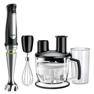 ხელის ბლენდერი Braun MQ7075X/BR, 1000W, 600ML, Blender, Black