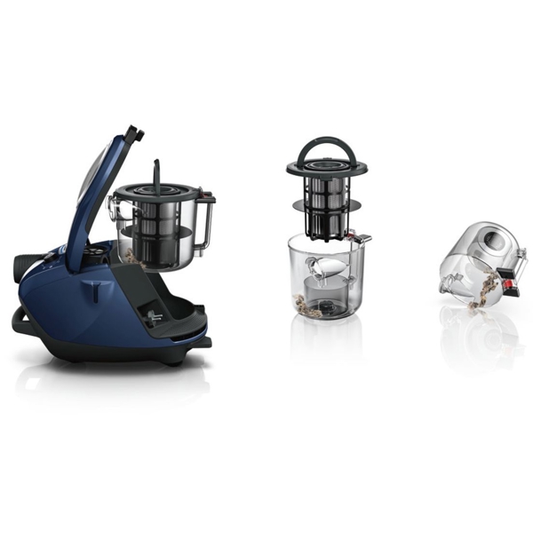 მტვერსასრუტი Bosch BGS7RCL, 700W, 3L, Vacuum Cleaner, Blue