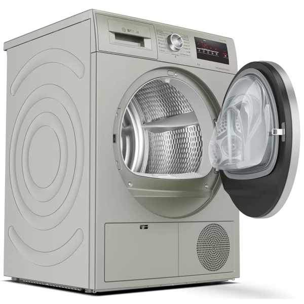 სარეცხის საშრობი მანქანა Bosch WTN8543SME , 8Kg, B, Washing dryer, Silver