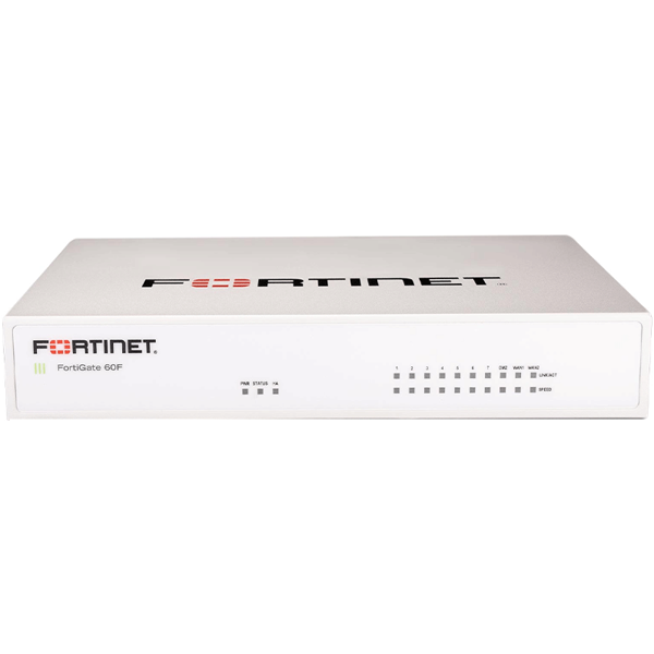 Fortinet FG-60F-EU, 10-Port Gigabit, Switch, White