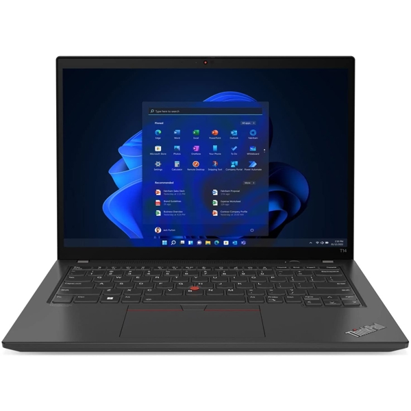 ნოუთბუქი Lenovo 21AH00MDRT ThinkPad T14, 14", i7-1260P, 16GB, 512GB SSD, Integrated, Black