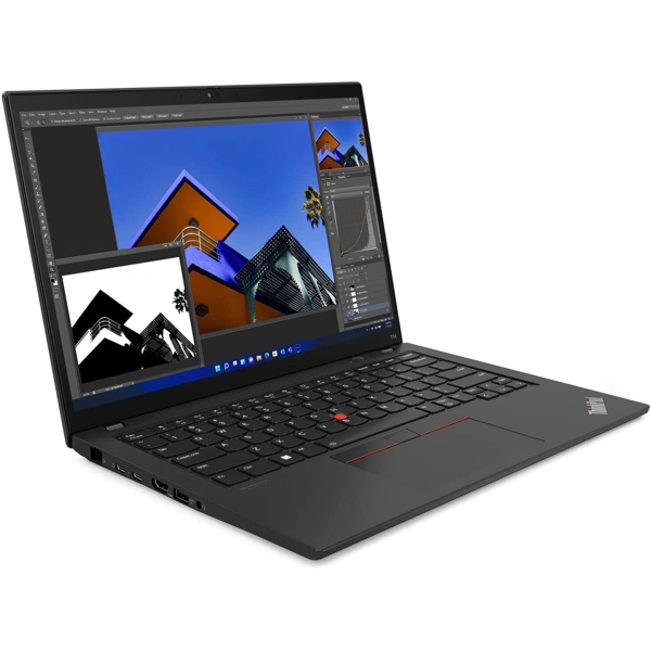 ნოუთბუქი Lenovo 21AH00MDRT ThinkPad T14, 14", i7-1260P, 16GB, 512GB SSD, Integrated, Black