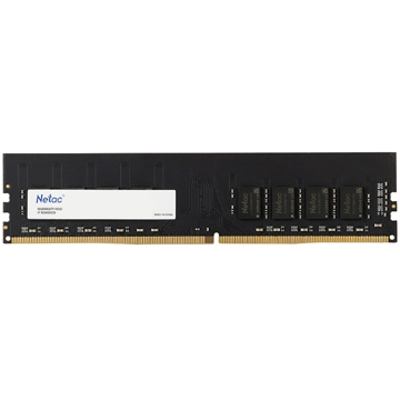 ოპერატიული მეხსიერება Netac NTBSD4P26SP-04, RAM 4GB, DDR4 UDIMM, 2666MHz