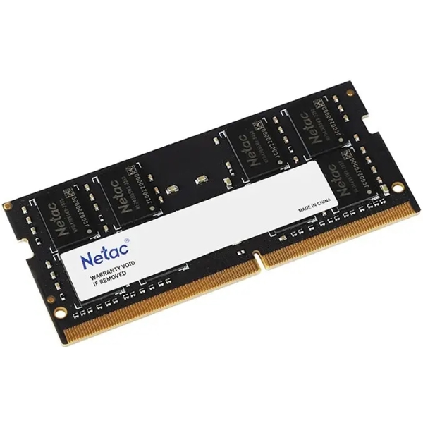 ოპერატიული მეხსიერება Netac NTBSD4N26SP-04, RAM 4GB, DDR4 SODIMM, 2666MHz