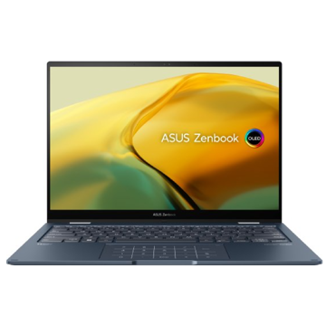 ნოუთბუქი Asus UP3404VA-KN026W Zenbook 14 Flip, 14", i7-1360P, 16GB, 1TB SSD, Integrated, W11, Ponder Blue