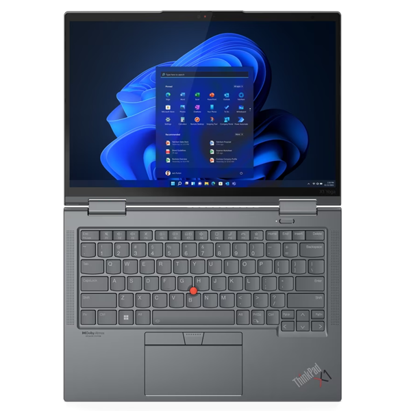 ნოუთბუქი Lenovo 21CD004PRT ThinkPad X1 Yoga G7, 14", i7-1255U, 16GB, 1TB SSD, Integrated, Storm Grey 