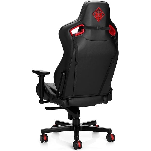 გეიმერული სავარძელი HP 6KY97AA Omen, Gaming Chair, Black/Red