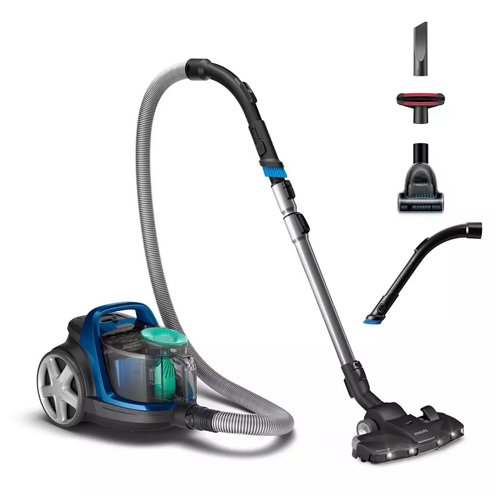 Philips FC9557/09, 900W, 1.5L, Vacuum Cleaner, Black/Blue