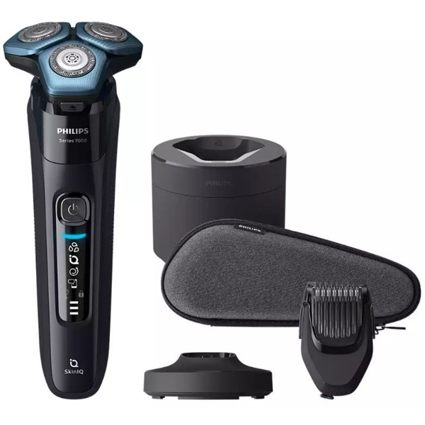 წვერსაპარსი Philips S7783/59, Electric Shaver, Black/Blue