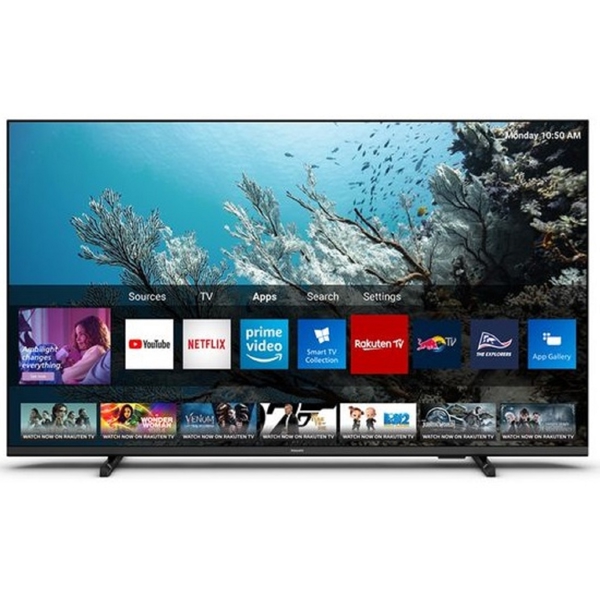 ტელევიზორი Philips 43PUS7607/12, 42", 4K UHD, Smart TV, HDMI, USB, WIFI, Black