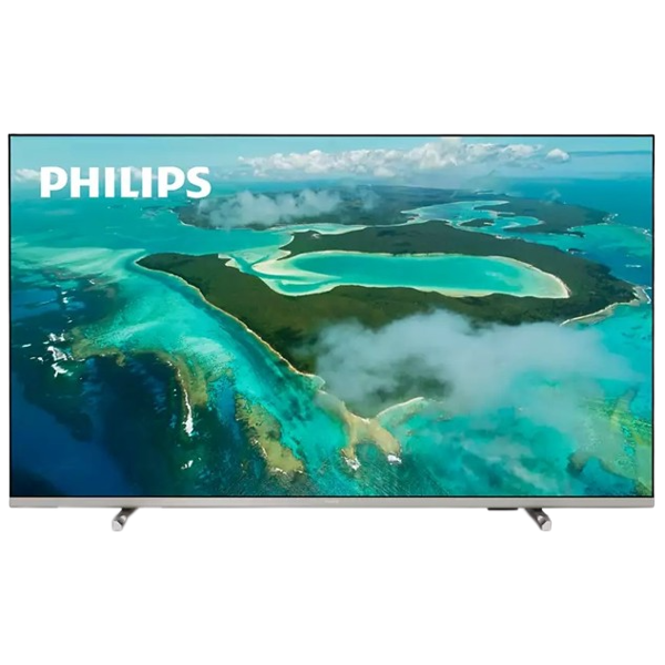 ტელევიზორი Philips 50PUS7657/12, 50", 4K UHD, Smart TV, HDMI, USB, WIFI, Silver