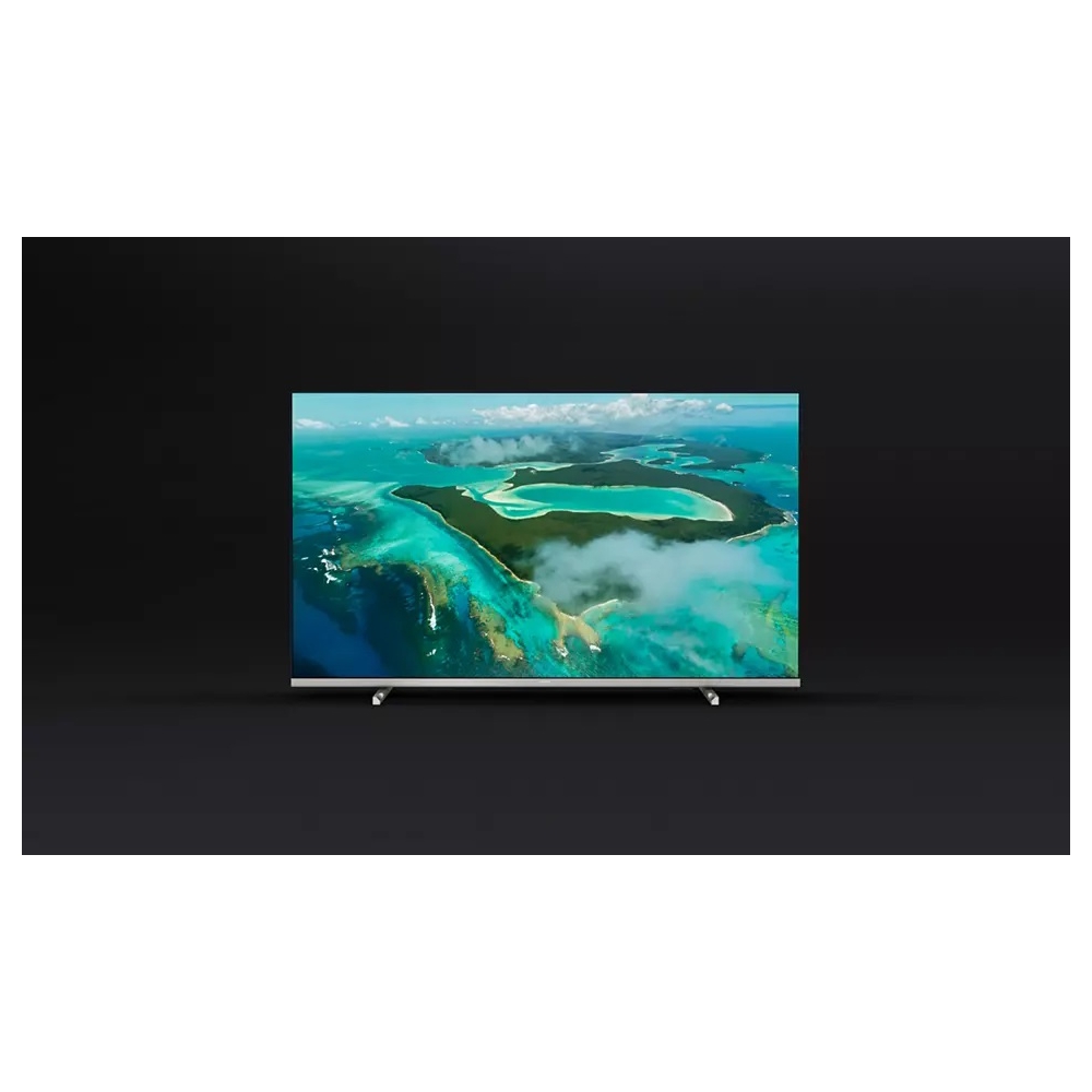 ტელევიზორი Philips 50PUS7657/12, 50", 4K UHD, Smart TV, HDMI, USB, WIFI, Silver