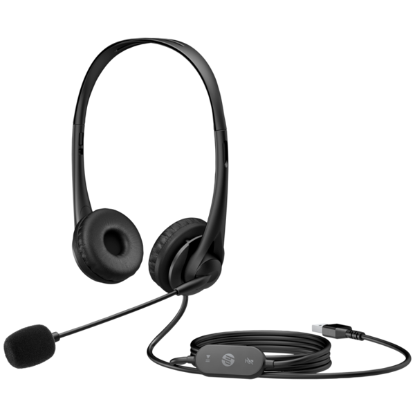 ყურსასმენი HP 428H5AA G2, Headset, Wired, USB, Black