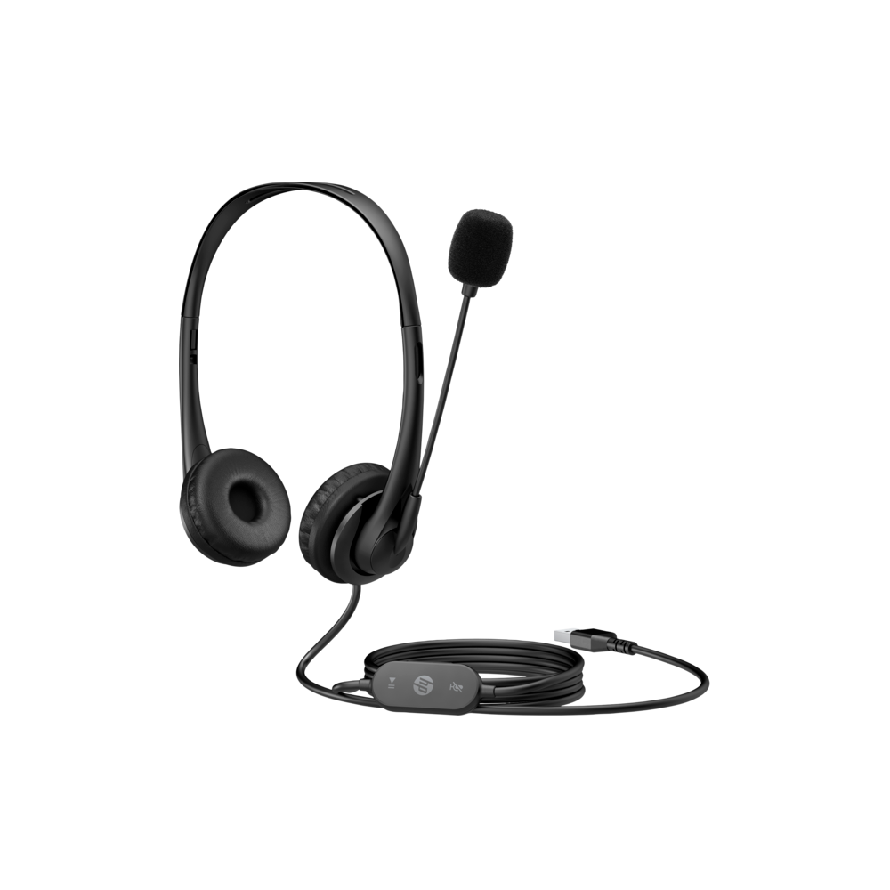 ყურსასმენი HP 428H5AA G2, Headset, Wired, USB, Black