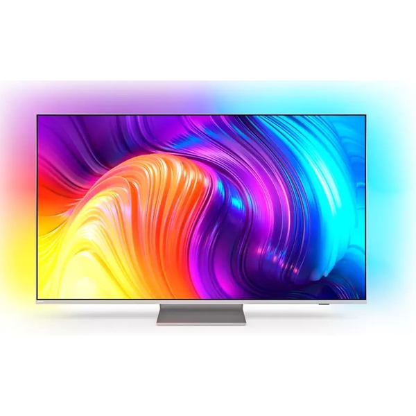 ტელევიზორი Philips 65PUS8807/12, 65", 4K UHD, Smart TV, Android, HDMI, USB, WIFI, BT, Silver