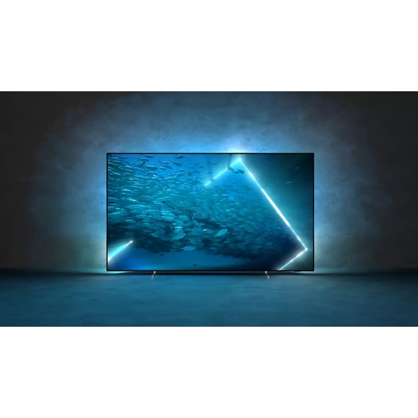 ტელევიზორი Philips 48OLED707/12, 48", 4K UHD, Smart TV, Android, HDMI, USB, WIFI, BT, Black