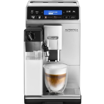 ყავის აპარატი Delonghi ETAM29.660.SB Autentica, 1450W, 1.5L, Coffee Machine, Black/Silver