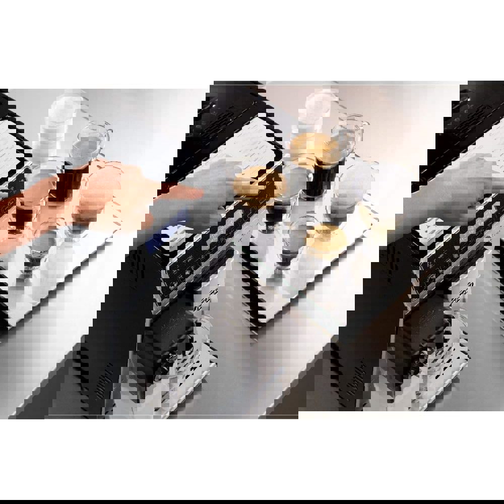 ყავის აპარატი Delonghi ETAM29.660.SB Autentica, 1450W, 1.5L, Coffee Machine, Black/Silver