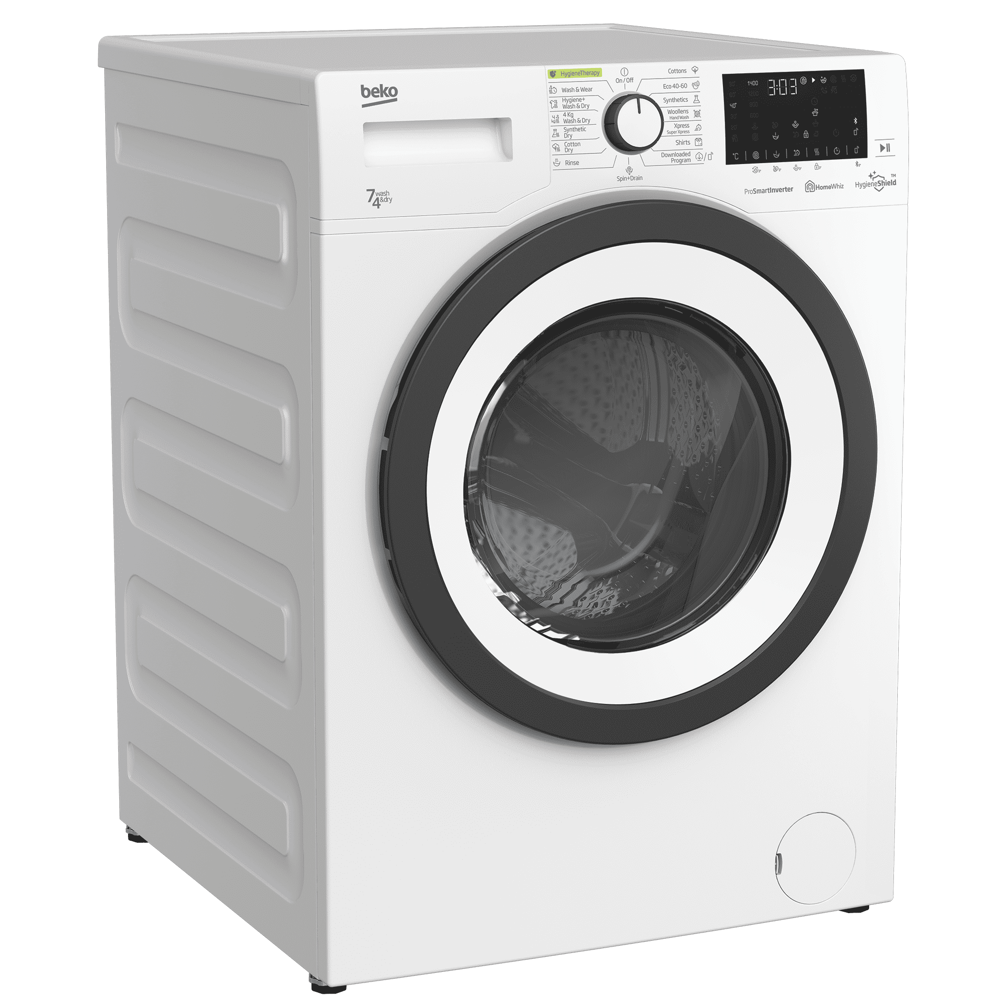 სარეცხი+საშრობი მანქანა Beko HTV 7736 XSHT b300, 7Kg, D, 1400Rpm, 74Db, Washing+Dryer Machine, White