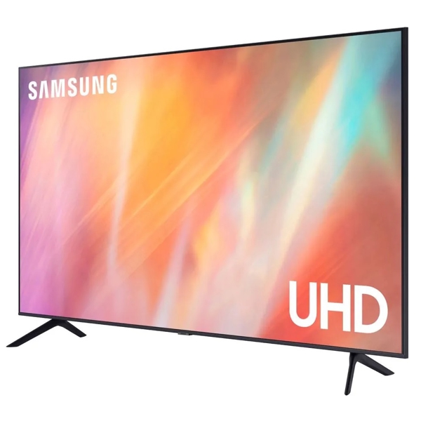 ტელევიზორი Samsung UE55AU7100UXCE, 55", 4K UHD, Smart TV, USB, HDMI, LAN, BT, WIFI, Titan Grey 