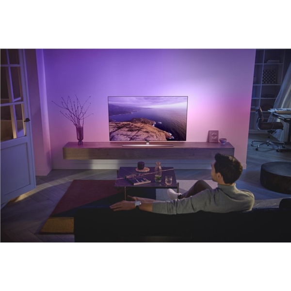 ტელევიზორი Philips 48OLED807/12, 48", 4K UHD, Smart TV, Android, USB, HDMI, BT, WIFI, Black