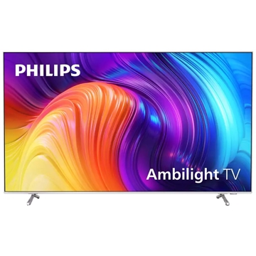 ტელევიზორი Philips 75PUS8807/12, 75", 4K UHD, Smart TV, Android, HDMI, USB, WIFI, BT, Silver	