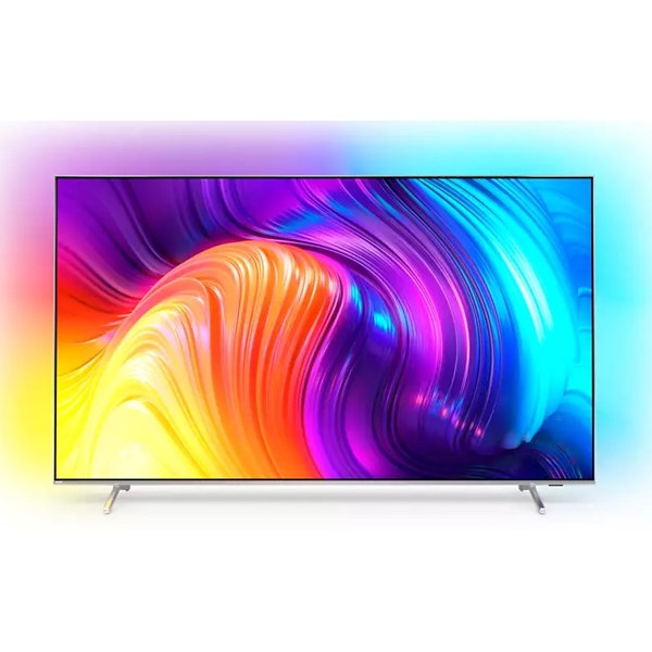 ტელევიზორი Philips 75PUS8807/12, 75", 4K UHD, Smart TV, Android, HDMI, USB, WIFI, BT, Silver	