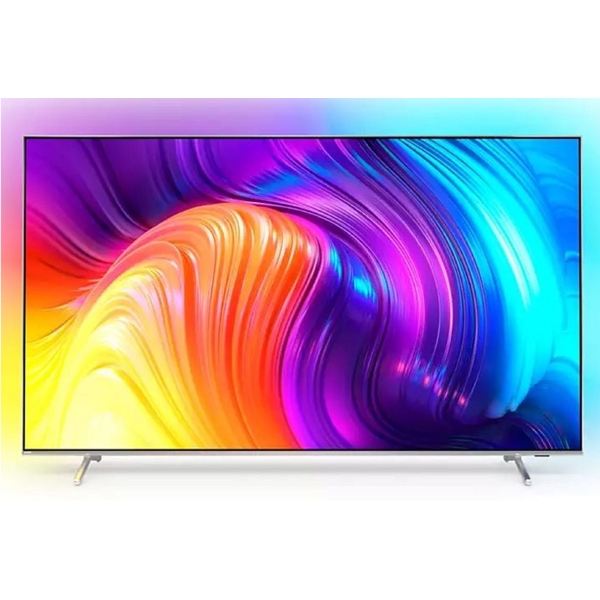 ტელევიზორი Philips 86PUS8807/12, 86", 4K UHD, Smart TV, Android, HDMI, USB, WIFI, BT, Silver