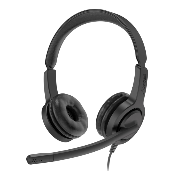 USB ყურსასმენი VOICE USB28 HD duo NC AXH-V28USBD Call center