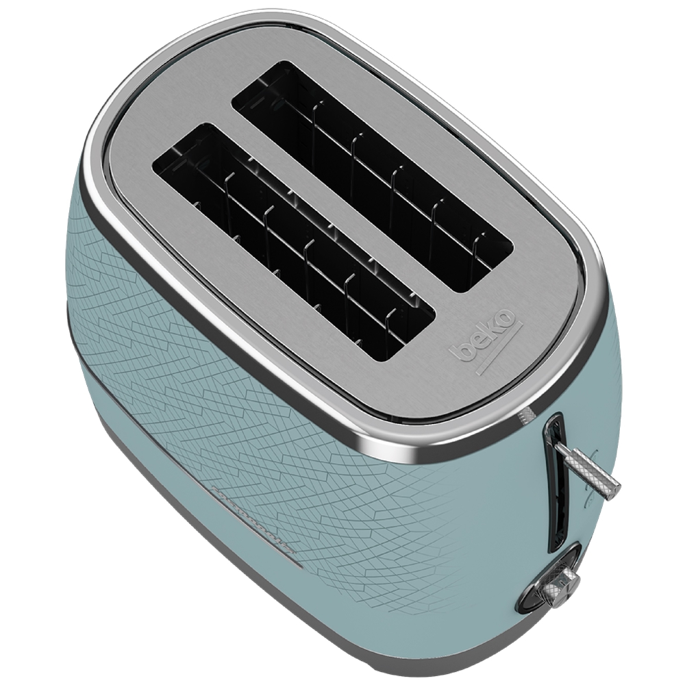 Beko TAM 8202 T, 900W, Toaster, Light Blue