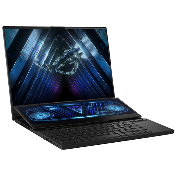 ნოუთბუქი Asus GX650PY-NM040W ROG Zephyrus Duo 16, 16", Ryzen 9-7945HX, 32GB, 2TB SSD, RTX4090 16GB, W11H, Black